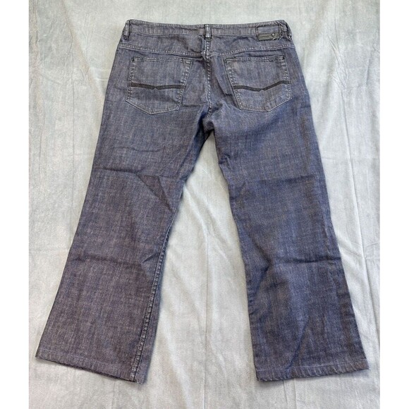 Buffalo David Bitton Jeans Blue Driven Denim Dark Wash Men's 38x32 SHORT INSEAM - Picture 3 of 10